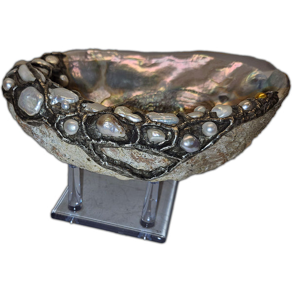 large_rare_pink_abalone_shell_with_23_multi-shaped_white_pearls_4