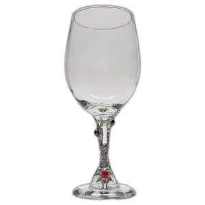 ruby and black pearl 20 oz white wine glass