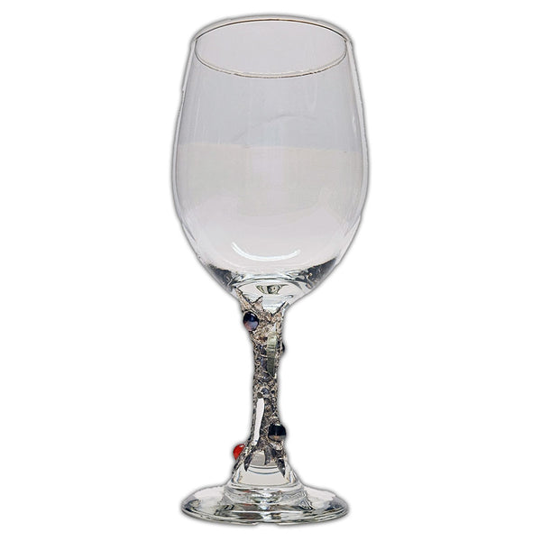 ruby and black pearl 20 oz white wine glass