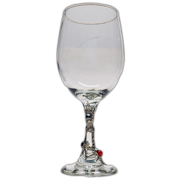 ruby and black pearl 20 oz white wine glass