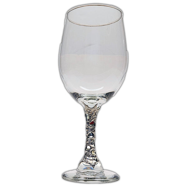 20oz white wine glass with a ruby