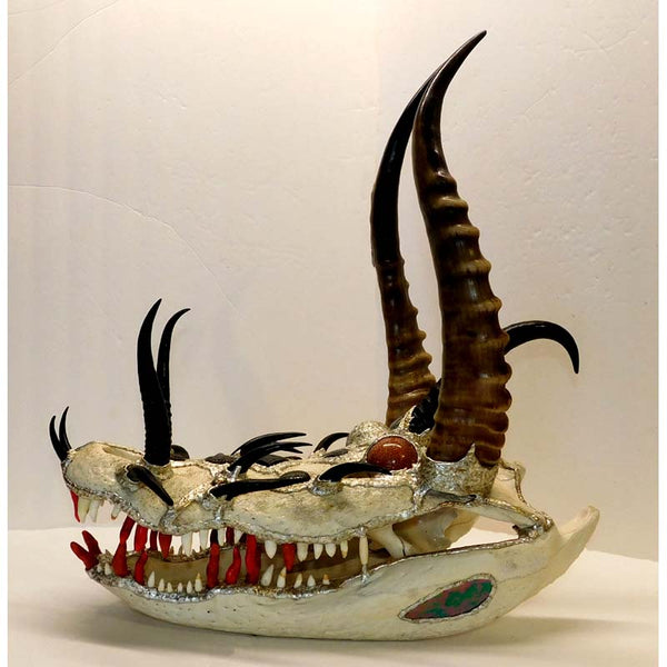 Wei Lung Dragon Skull side view